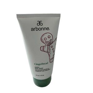 Arbonne Gingerbread Hair & Body Wash 6 Oz each NEW rare